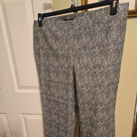 Karen Kane shimmery black/off white print leggings - 3X -  NWT - Picture 1 of 4